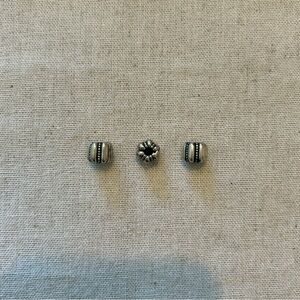 Pandora Sterling Silver Spacer Bead Trio